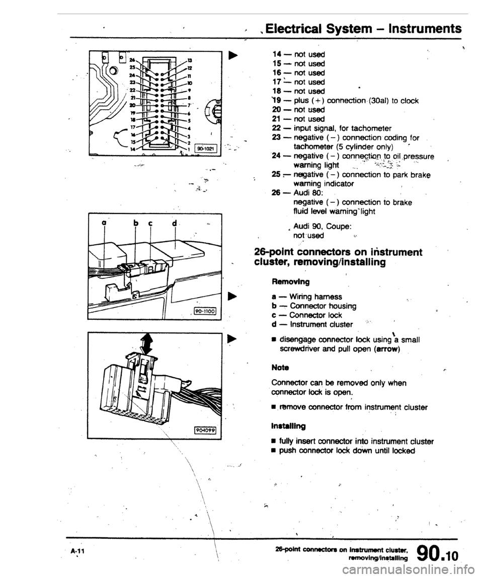 AUDI 80 90 COUPE 1988  Service Repair Manual 