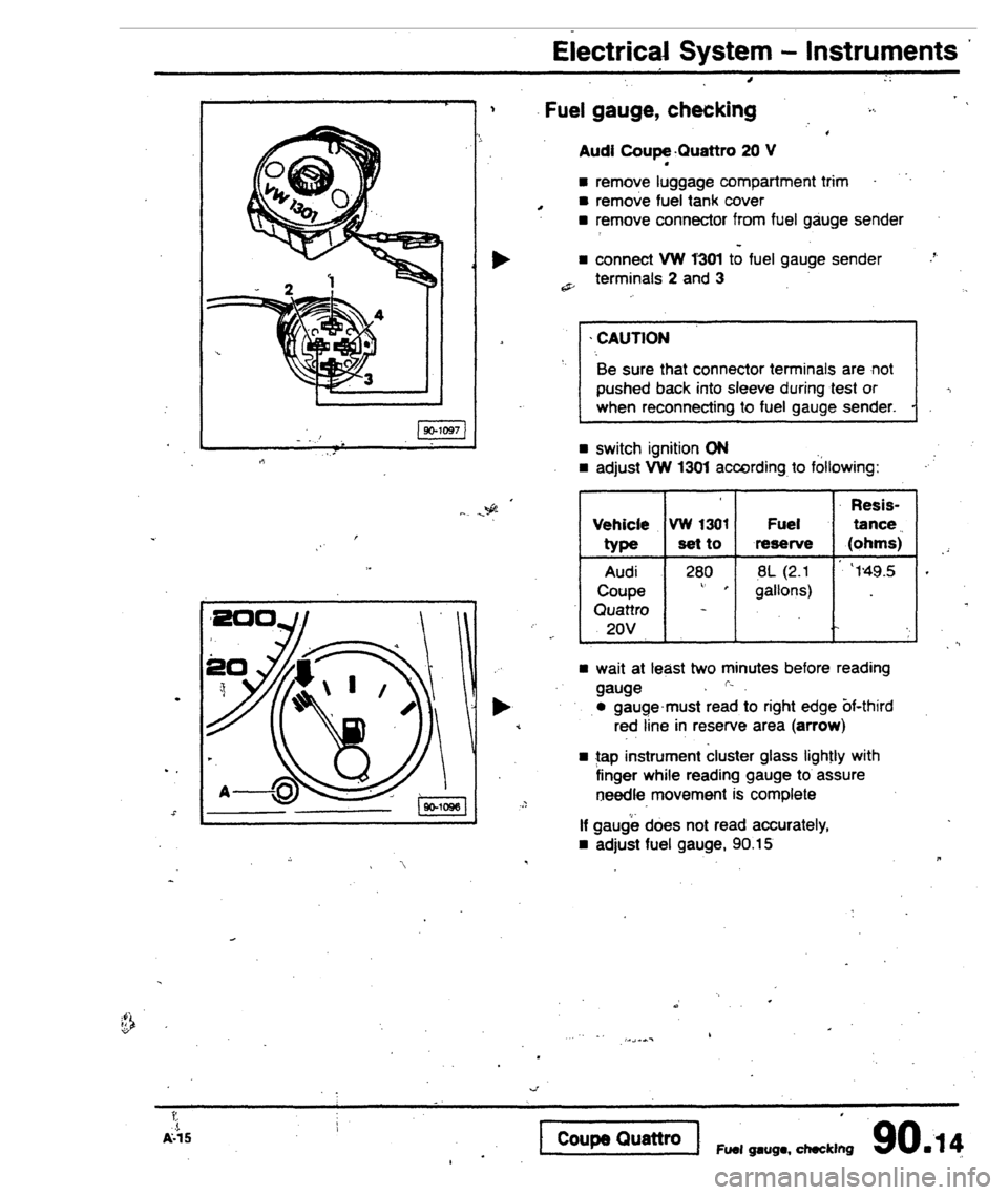 AUDI 80 90 COUPE 1988  Service Repair Manual 