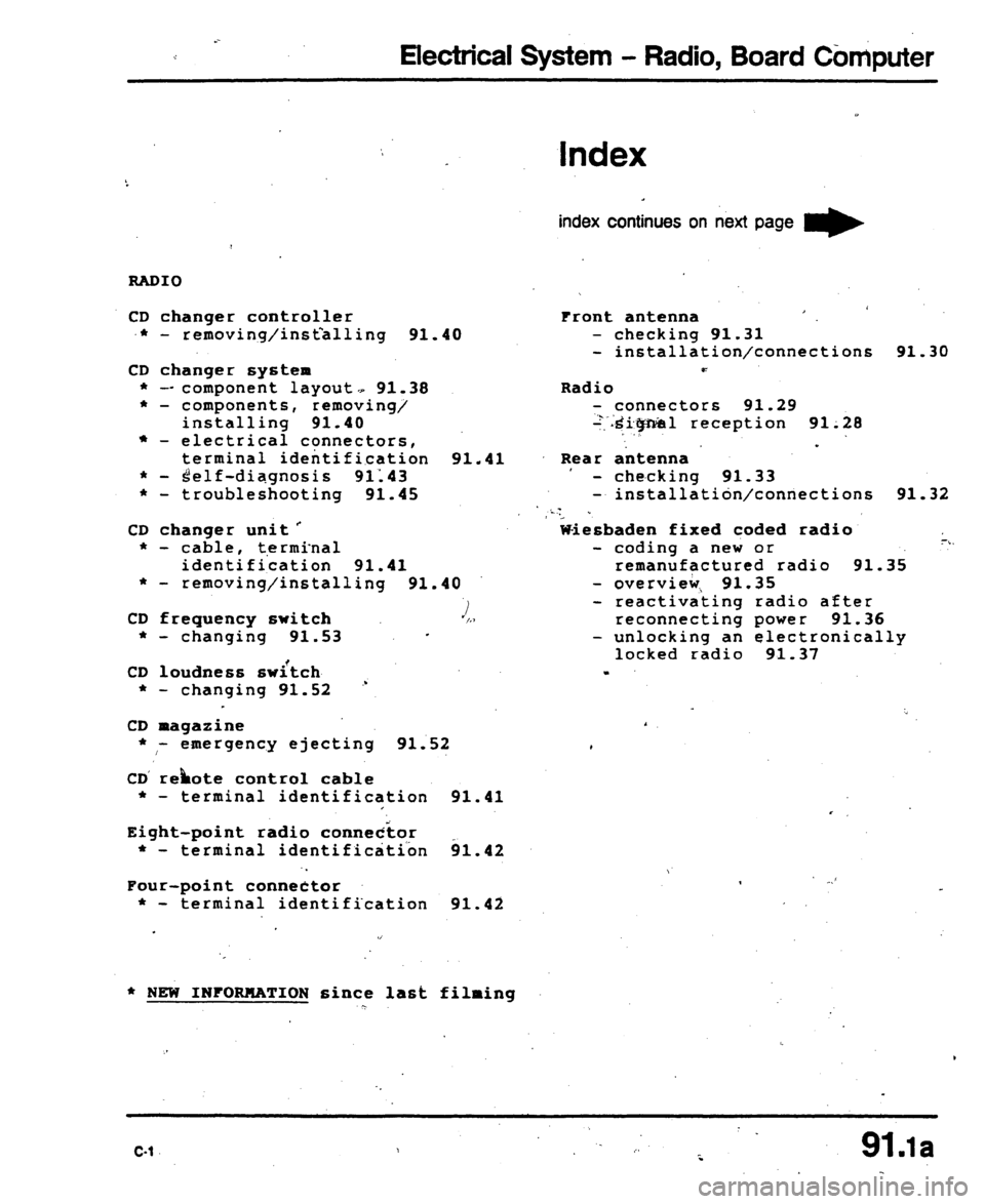 AUDI 80 90 COUPE 1988  Service Repair Manual 