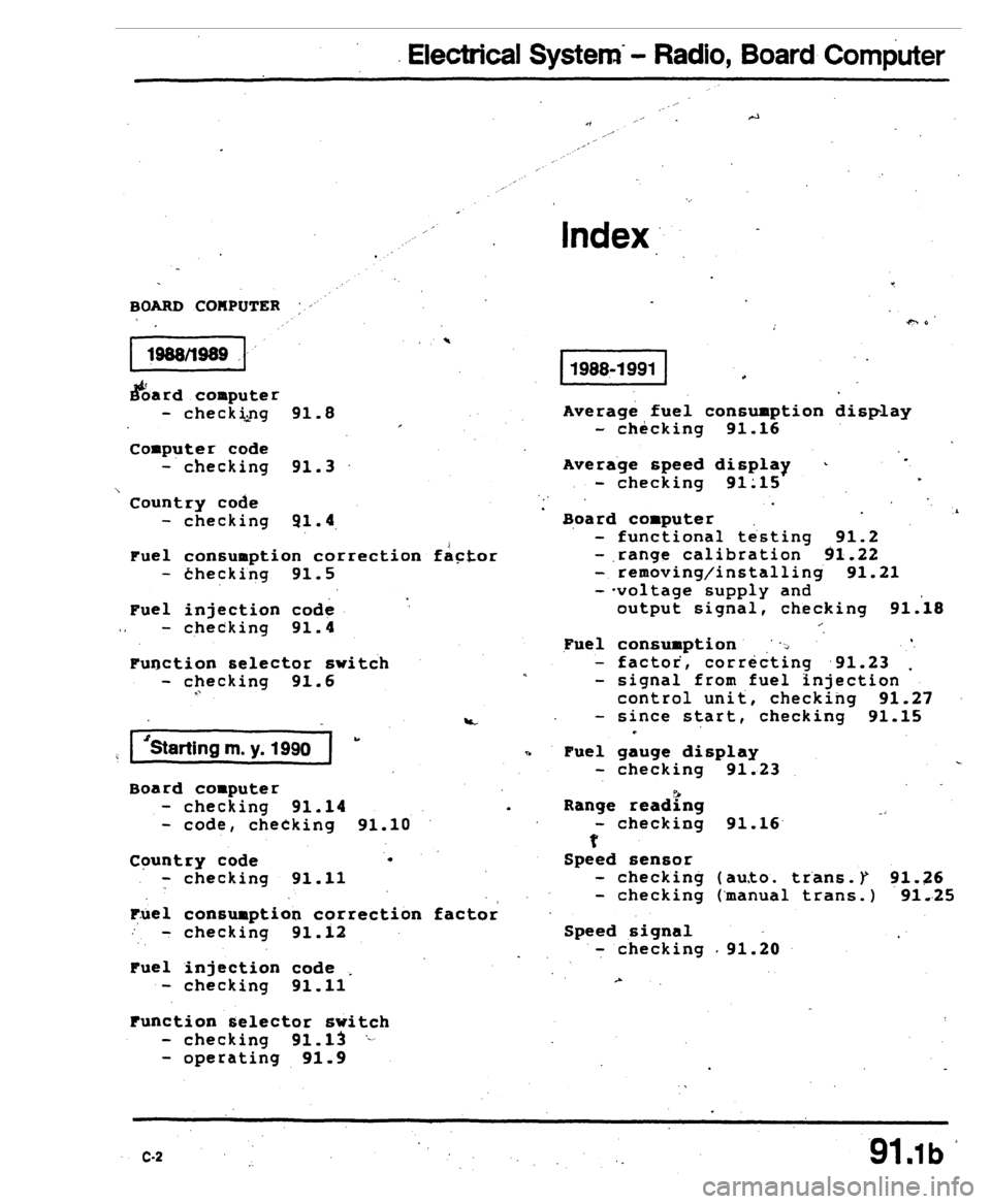 AUDI 80 90 COUPE 1988  Service Repair Manual 