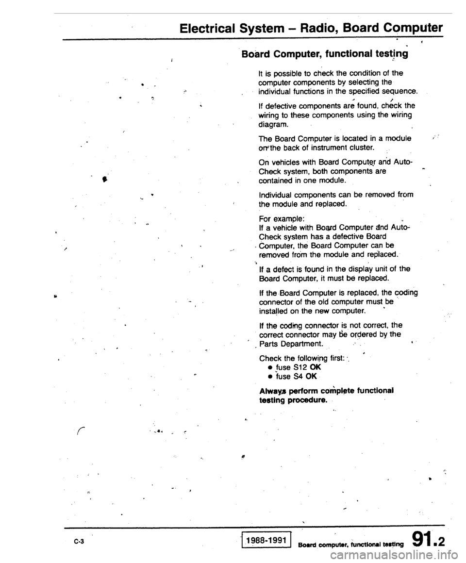 AUDI 80 90 COUPE 1988  Service Repair Manual 