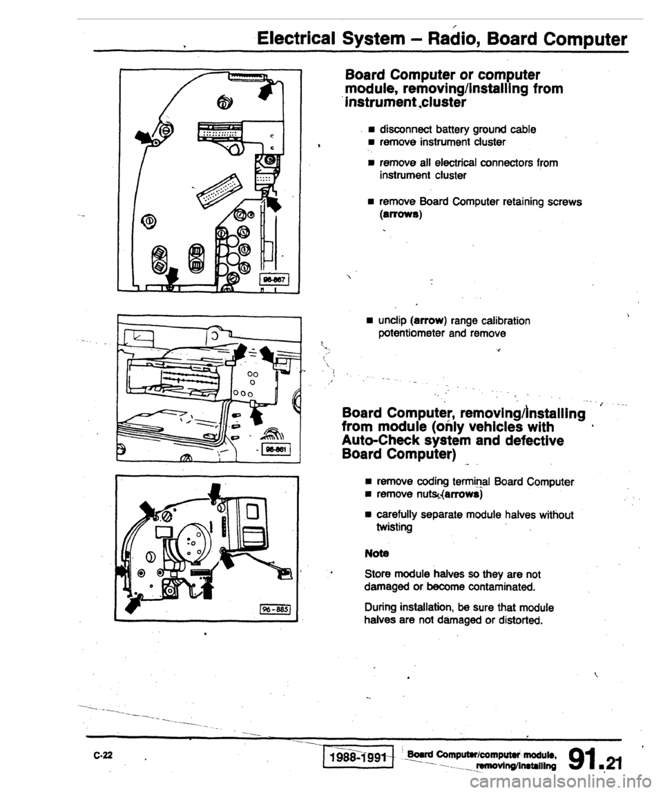 AUDI 80 90 COUPE 1988  Service Repair Manual 
