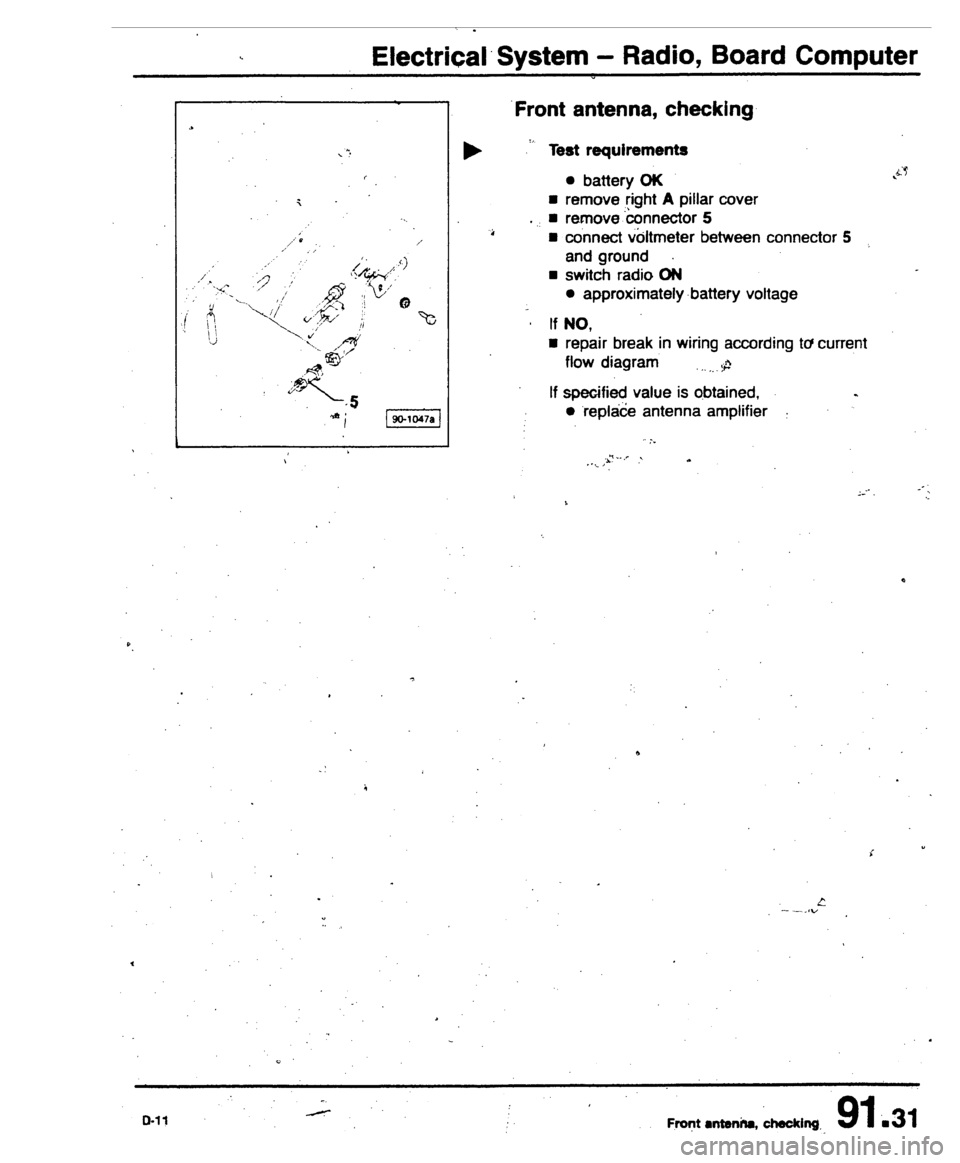 AUDI 80 90 COUPE 1988  Service Repair Manual 