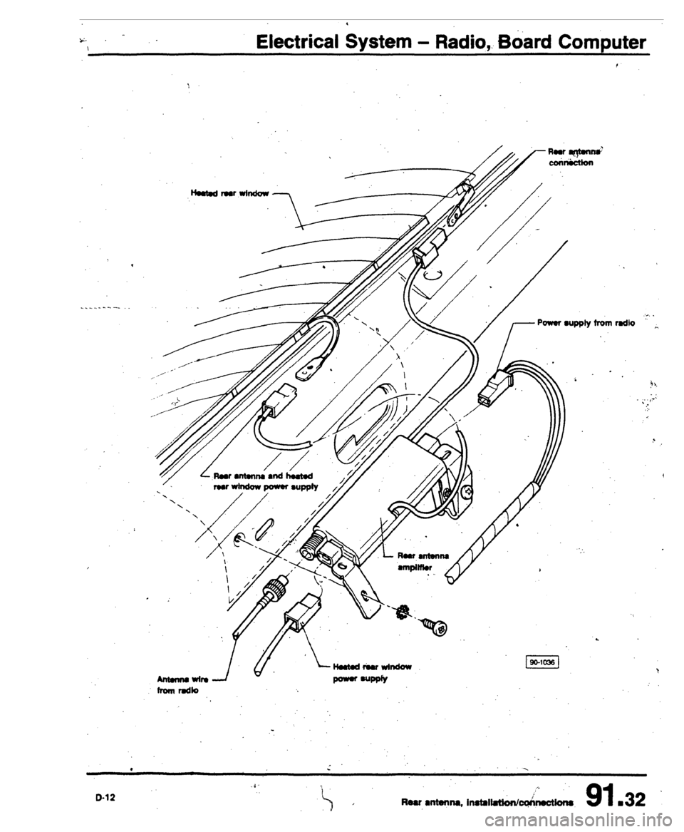 AUDI 80 90 COUPE 1988  Service Repair Manual 