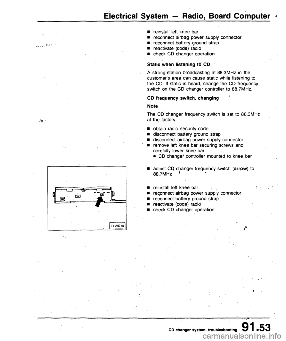 AUDI 80 90 COUPE 1988  Service Repair Manual 