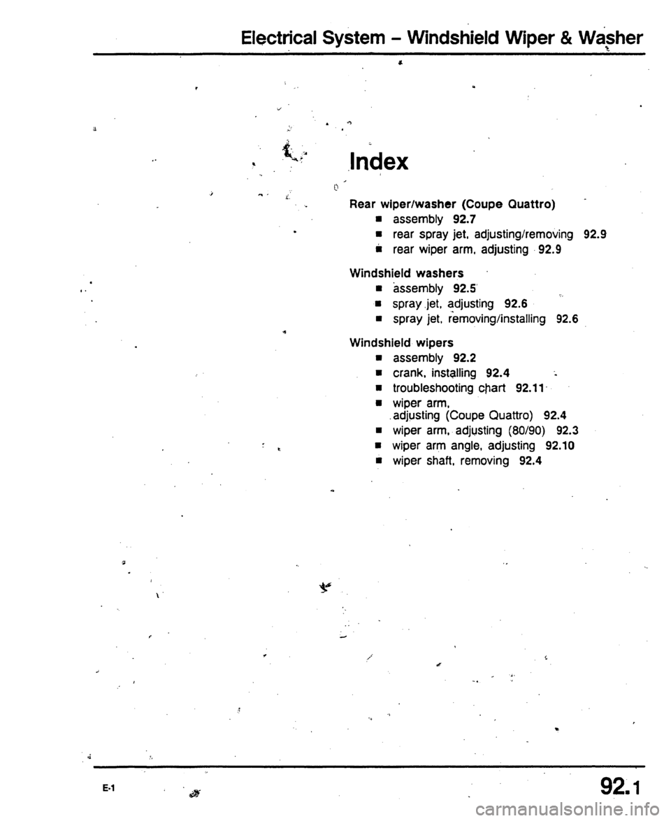 AUDI 80 90 COUPE 1988  Service Repair Manual 