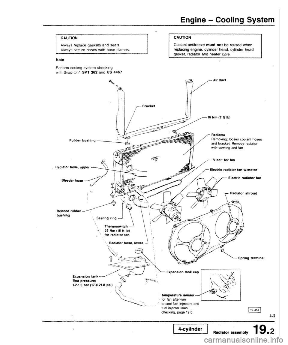 AUDI 80 90 COUPE 1988  Service Repair Manual 