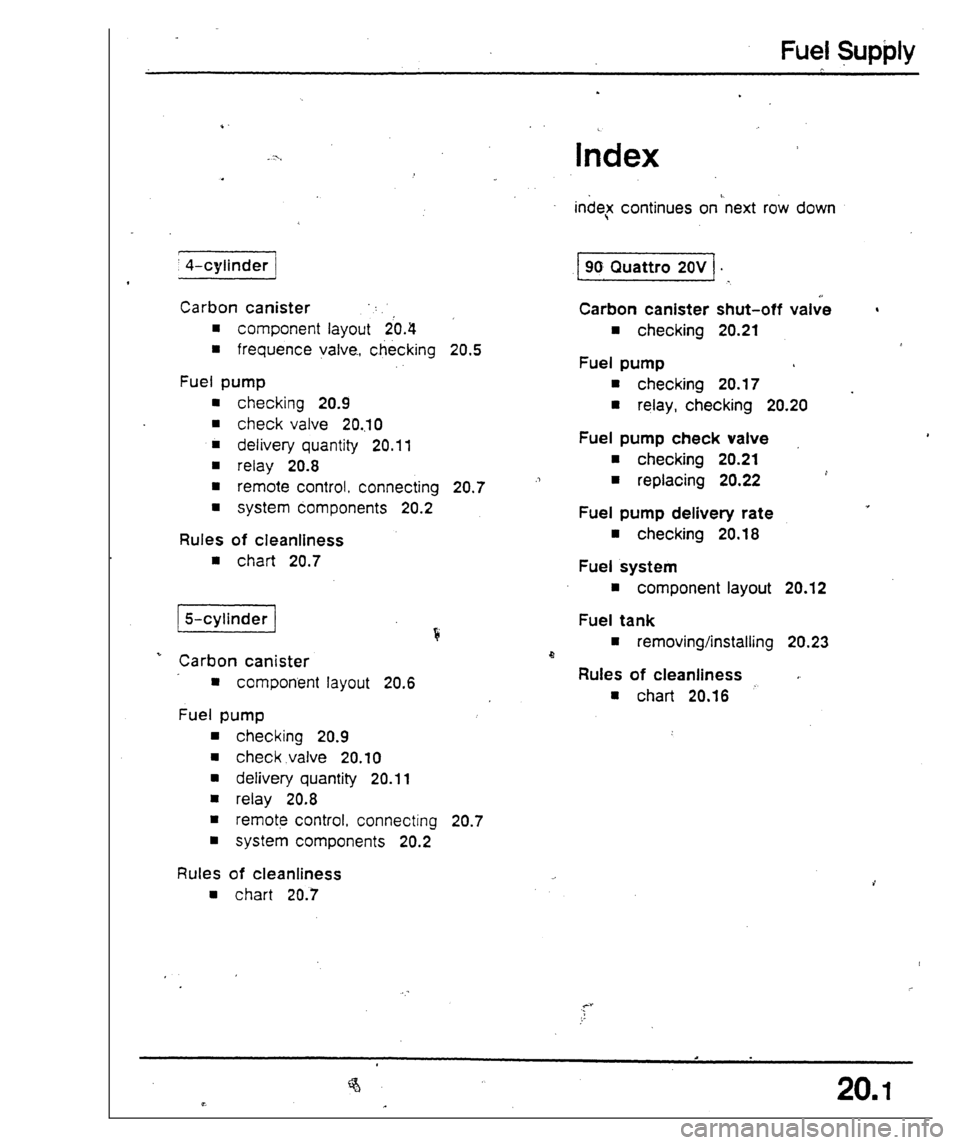 AUDI 80 90 COUPE 1988  Service Repair Manual 