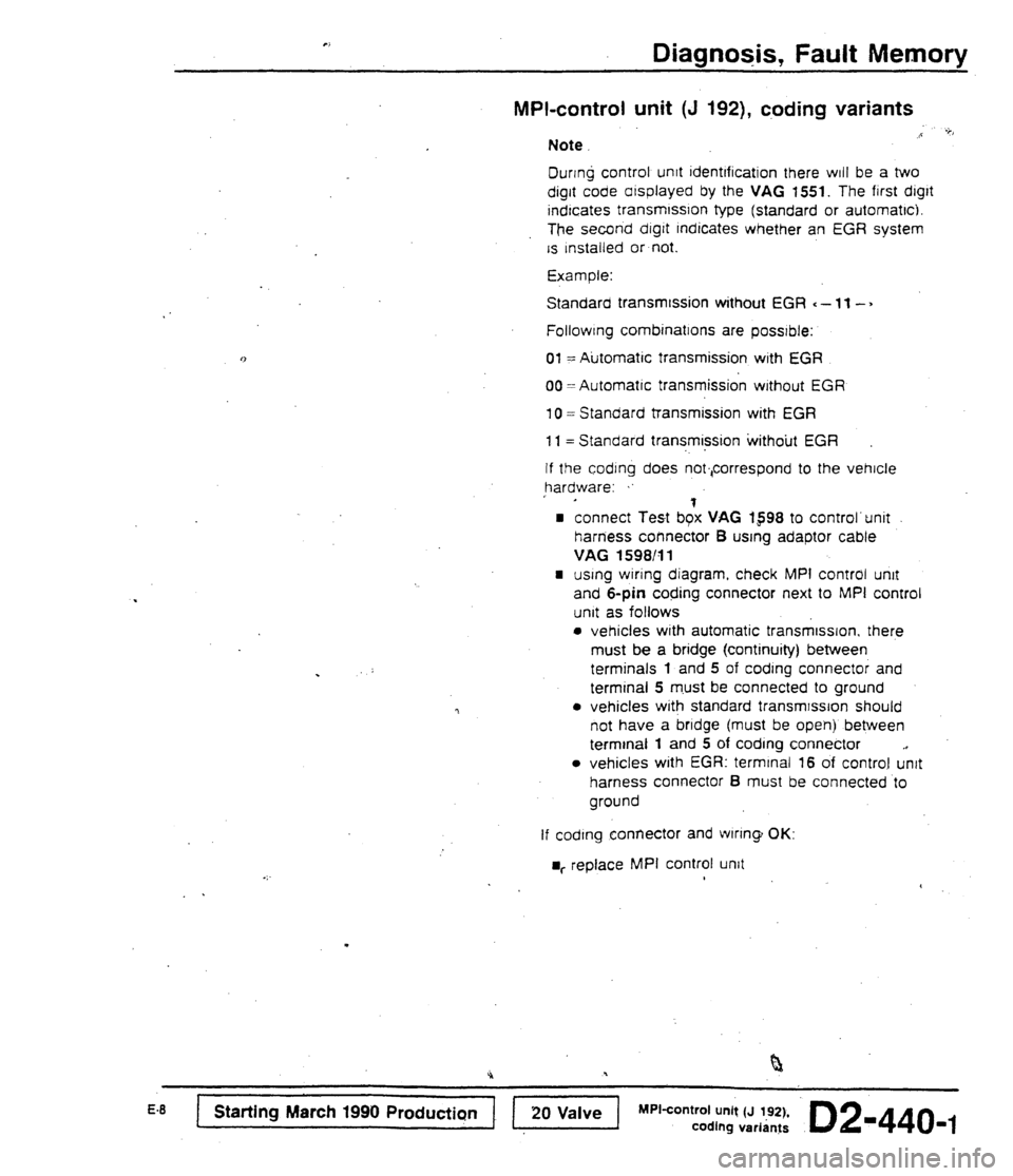 AUDI 80 90 COUPE 1988  Service Repair Manual 