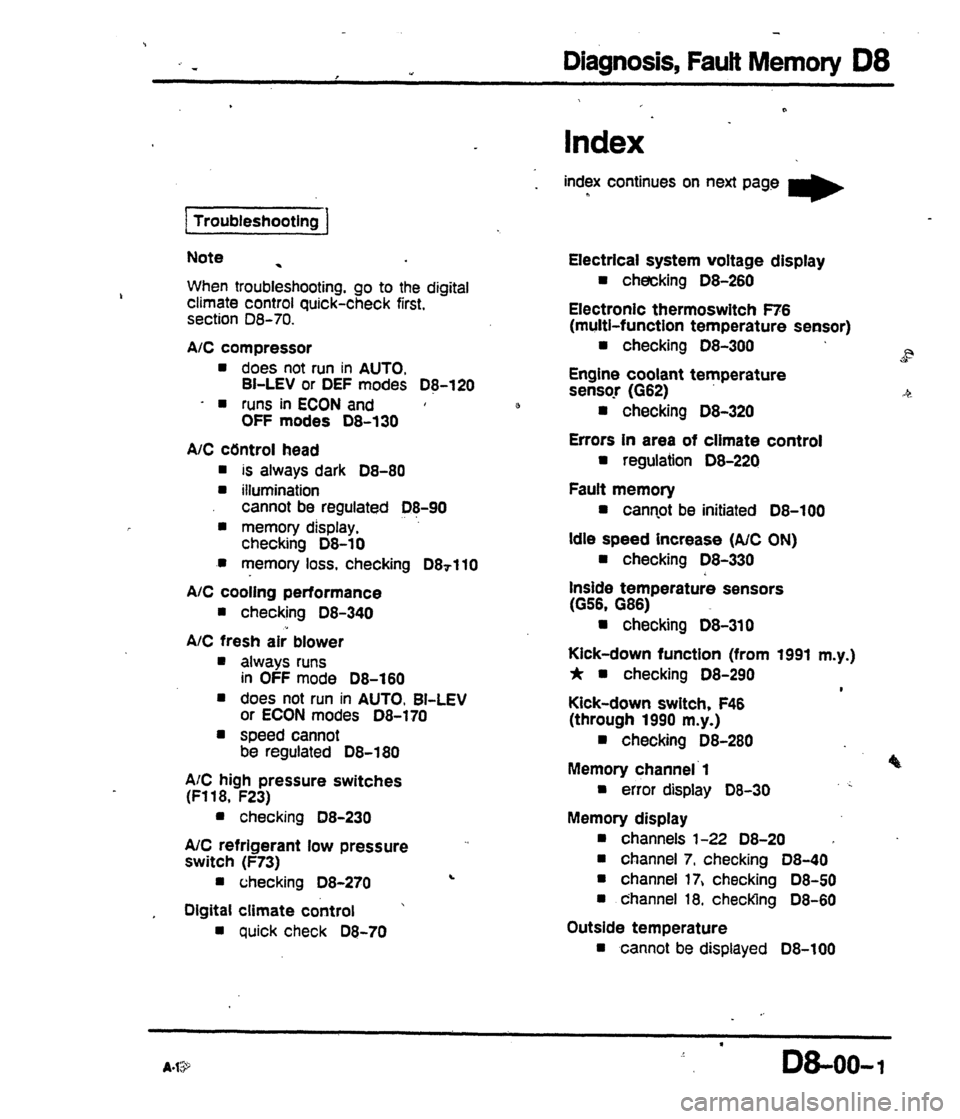 AUDI 80 90 COUPE 1988  Service Repair Manual 