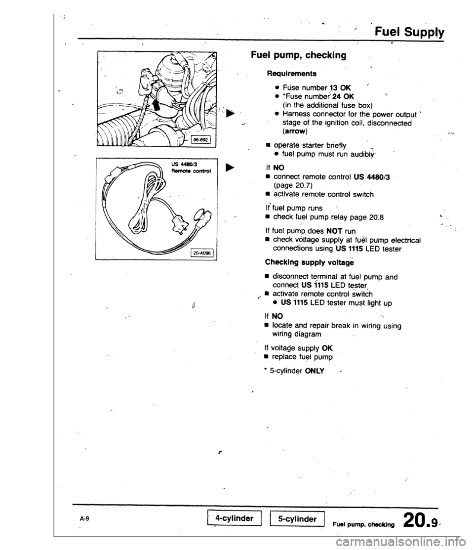 AUDI 80 90 COUPE 1988  Service Repair Manual 