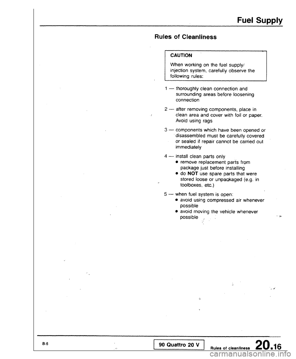 AUDI 80 90 COUPE 1988  Service Repair Manual 