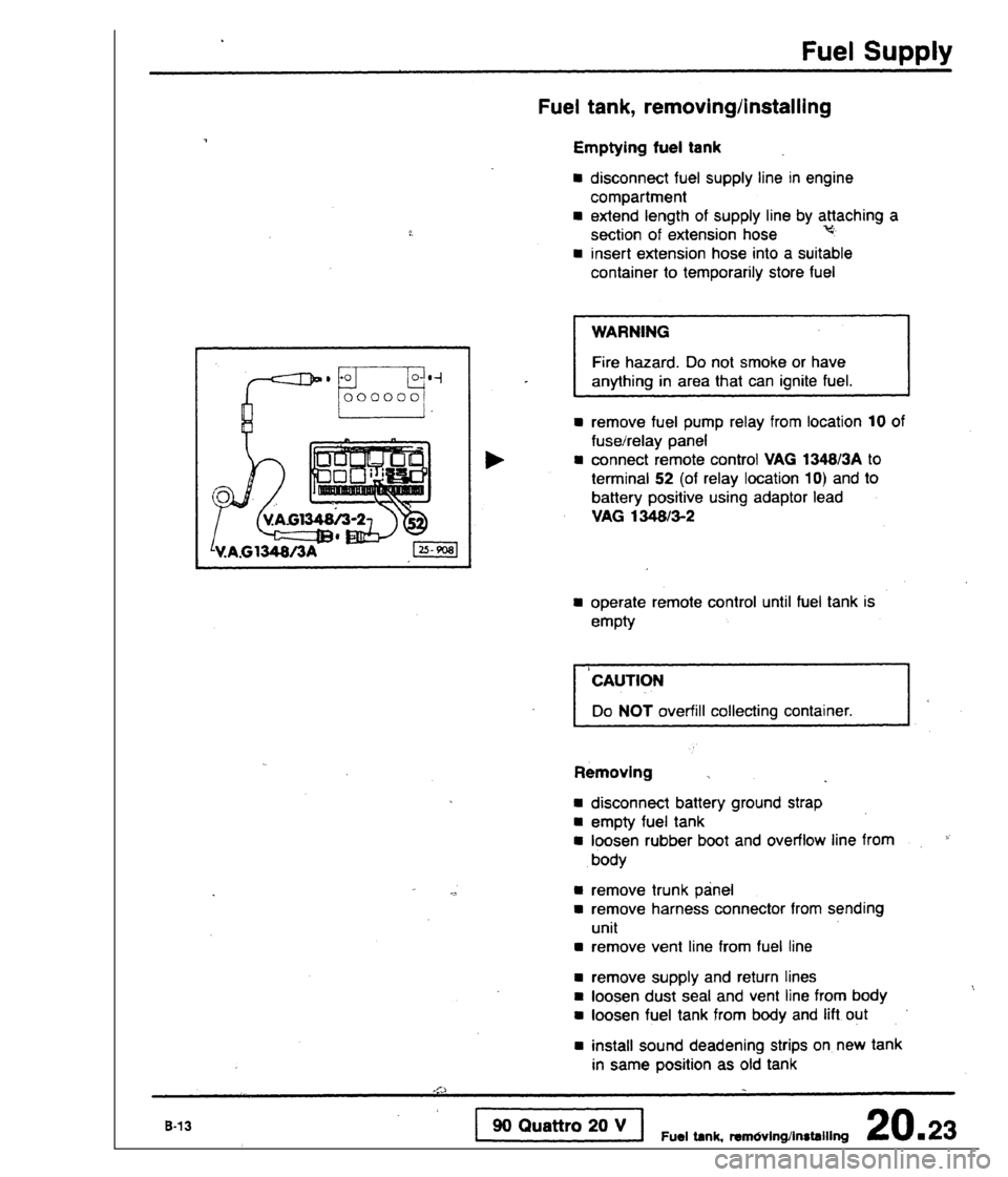 AUDI 80 90 COUPE 1988  Service Repair Manual 