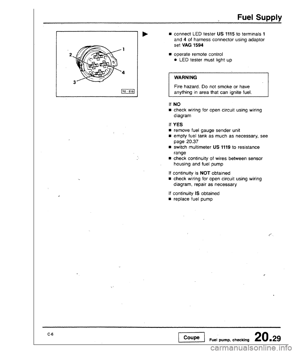 AUDI 80 90 COUPE 1988  Service Repair Manual 