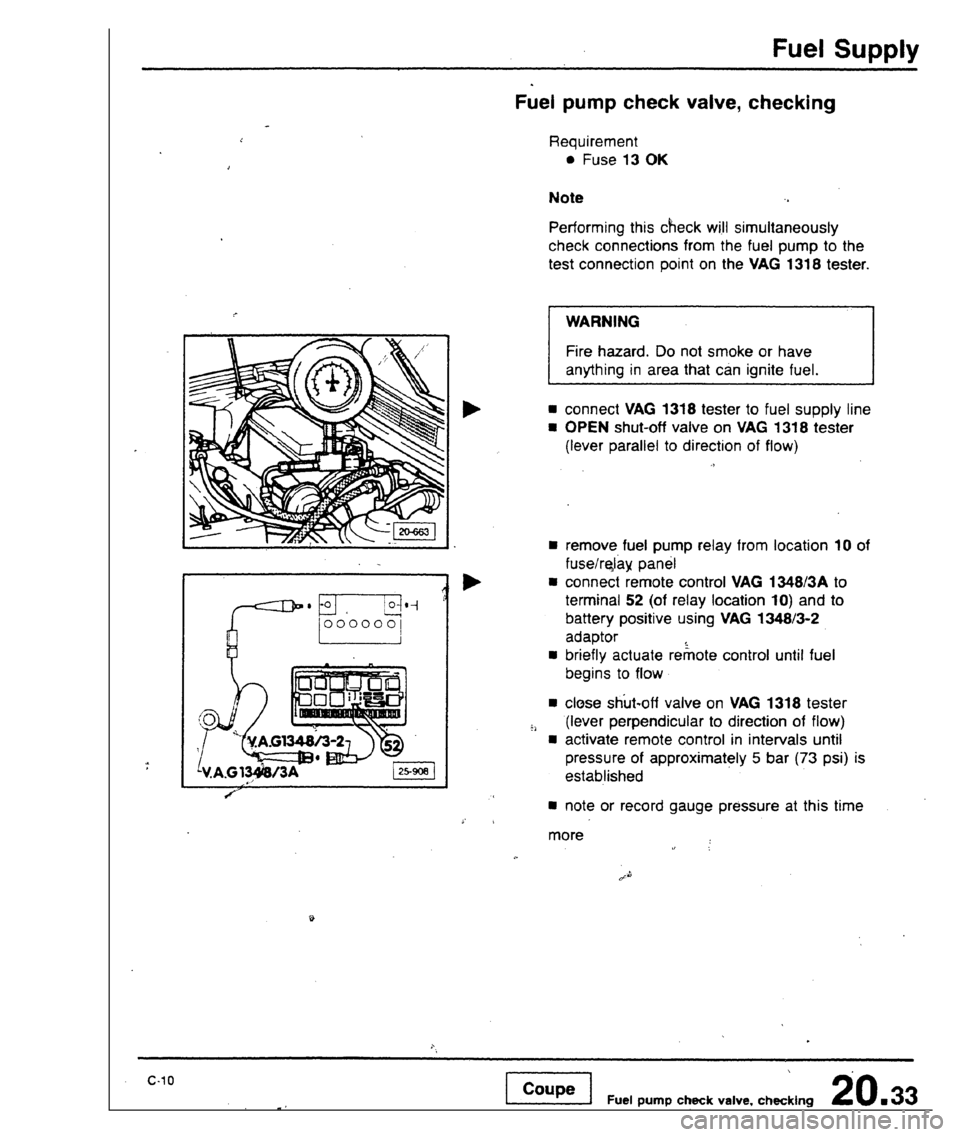 AUDI 80 90 COUPE 1988  Service Repair Manual 