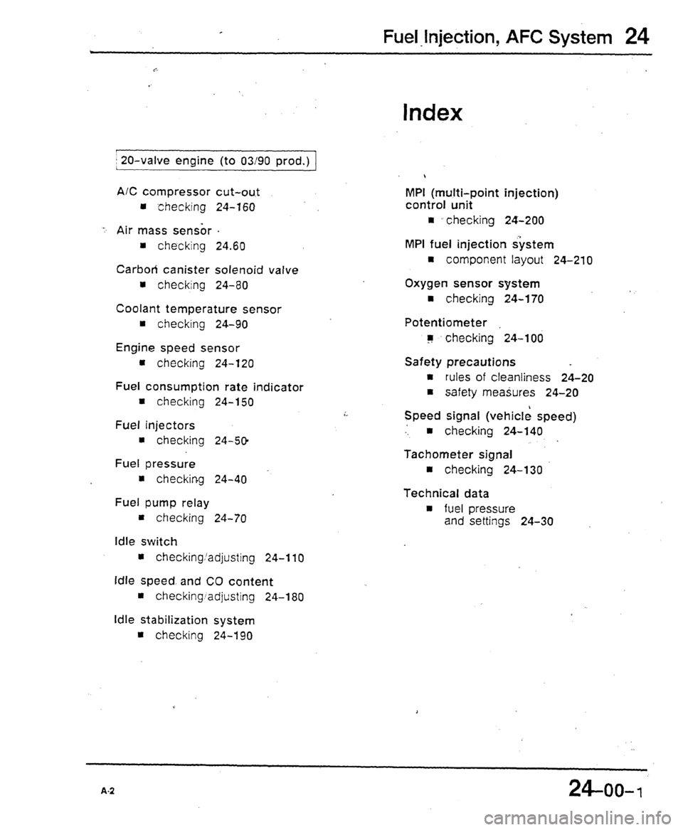 AUDI 80 90 COUPE 1988  Service Repair Manual 