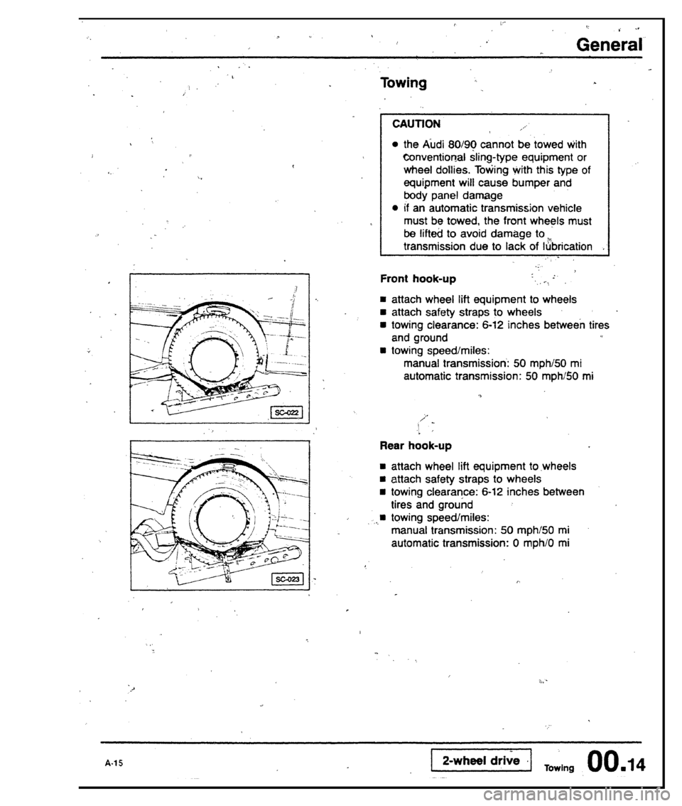 AUDI 80 90 COUPE 1988  Service Repair Manual 