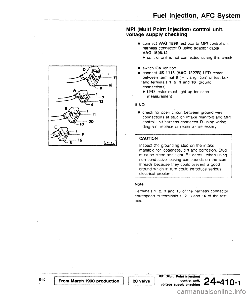 AUDI 80 90 COUPE 1988  Service Repair Manual 
