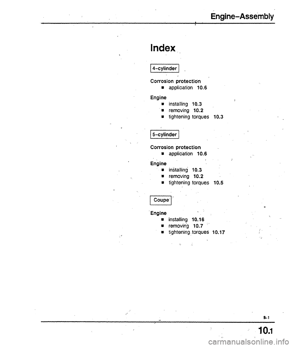 AUDI 80 90 COUPE 1988  Service Repair Manual 