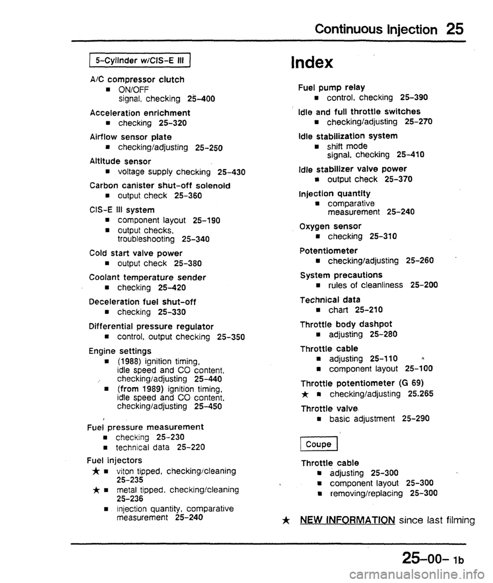 AUDI 80 90 COUPE 1988  Service Repair Manual 
