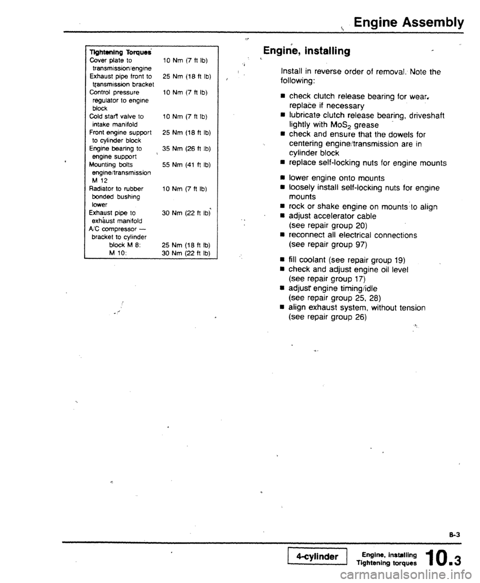 AUDI 80 90 COUPE 1988  Service Repair Manual 