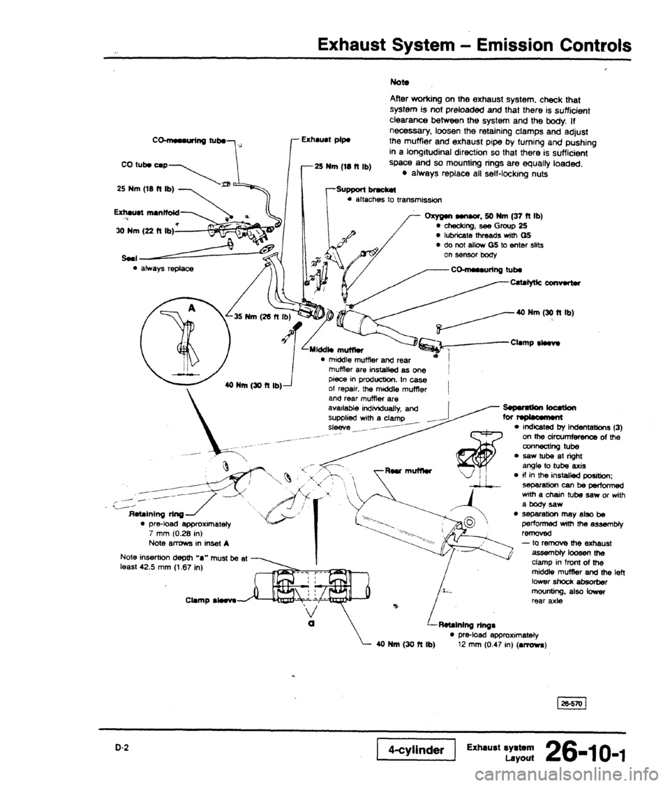 AUDI 80 90 COUPE 1988  Service Repair Manual 