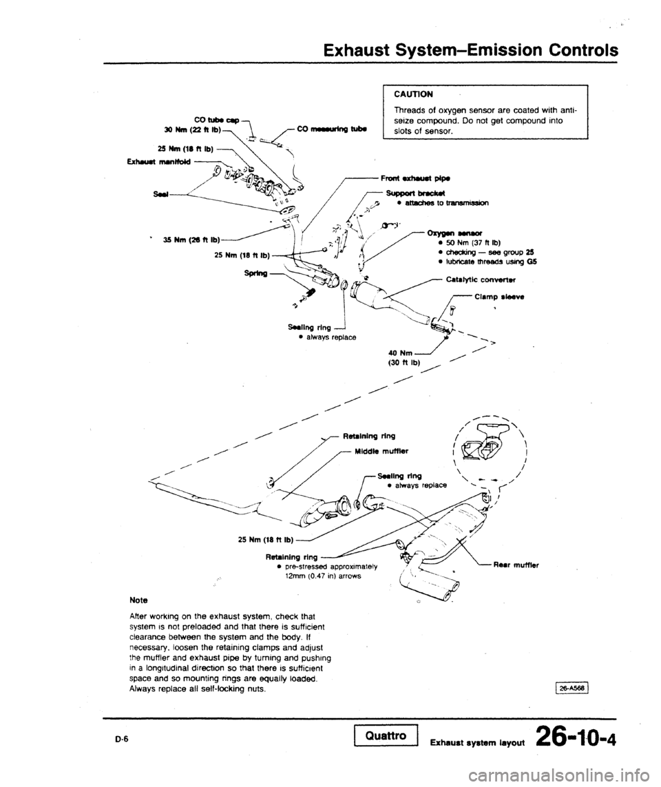 AUDI 80 90 COUPE 1988  Service Repair Manual 