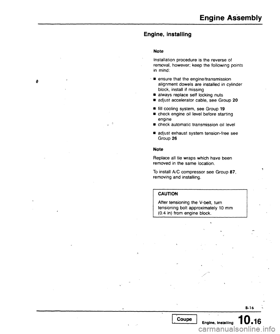 AUDI 80 90 COUPE 1988  Service Repair Manual 