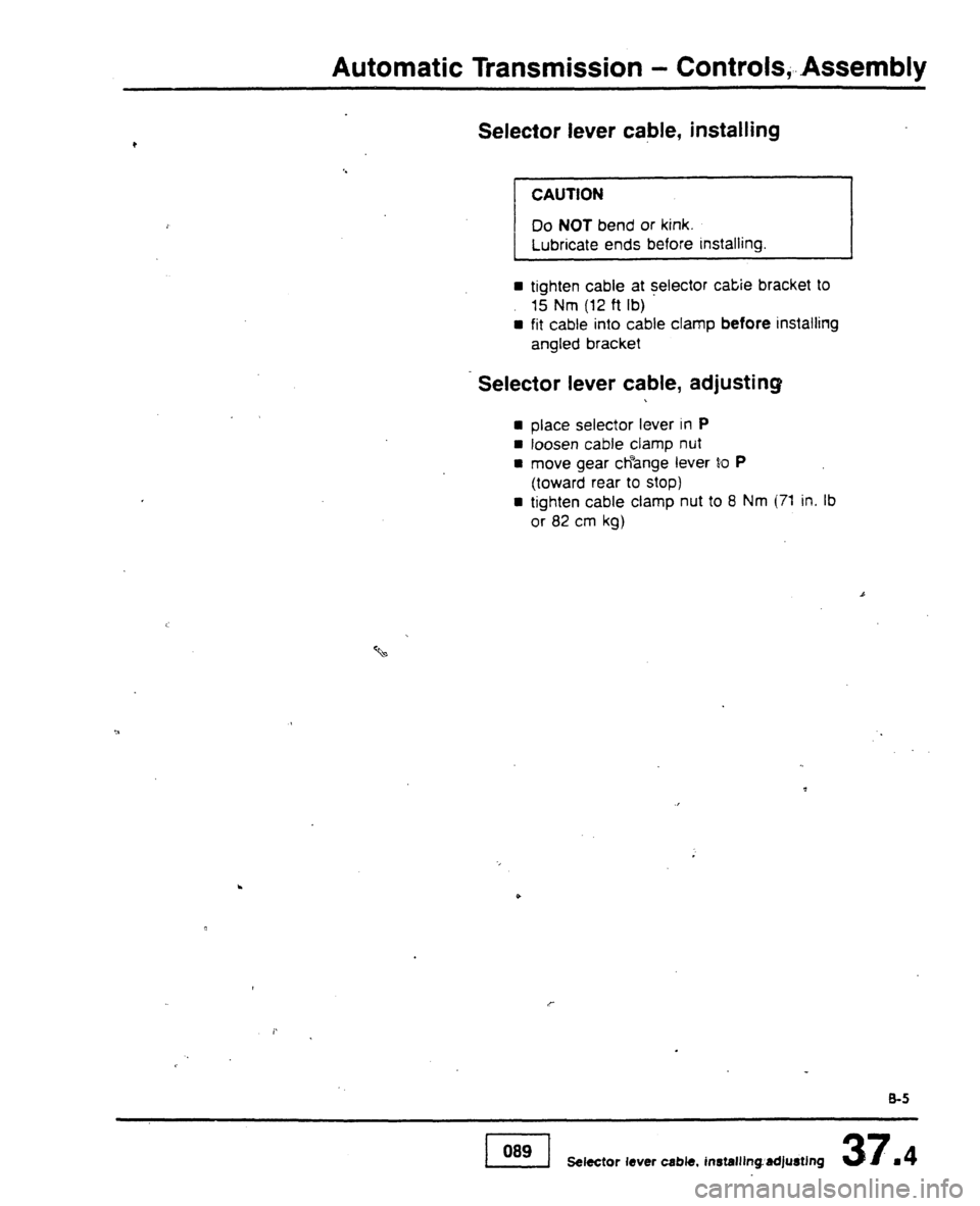 AUDI 80 90 COUPE 1988  Service Repair Manual 