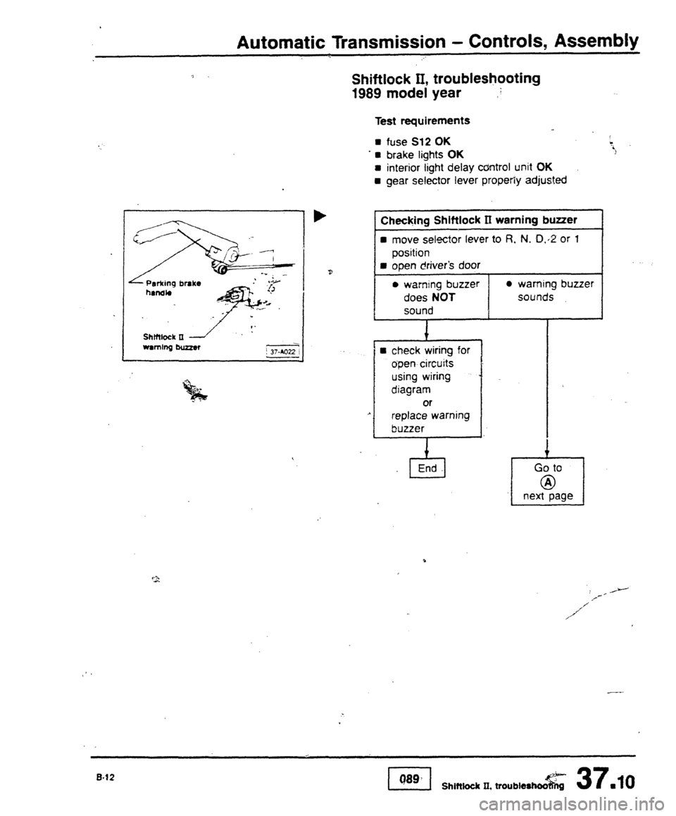 AUDI 80 90 COUPE 1988  Service Repair Manual 