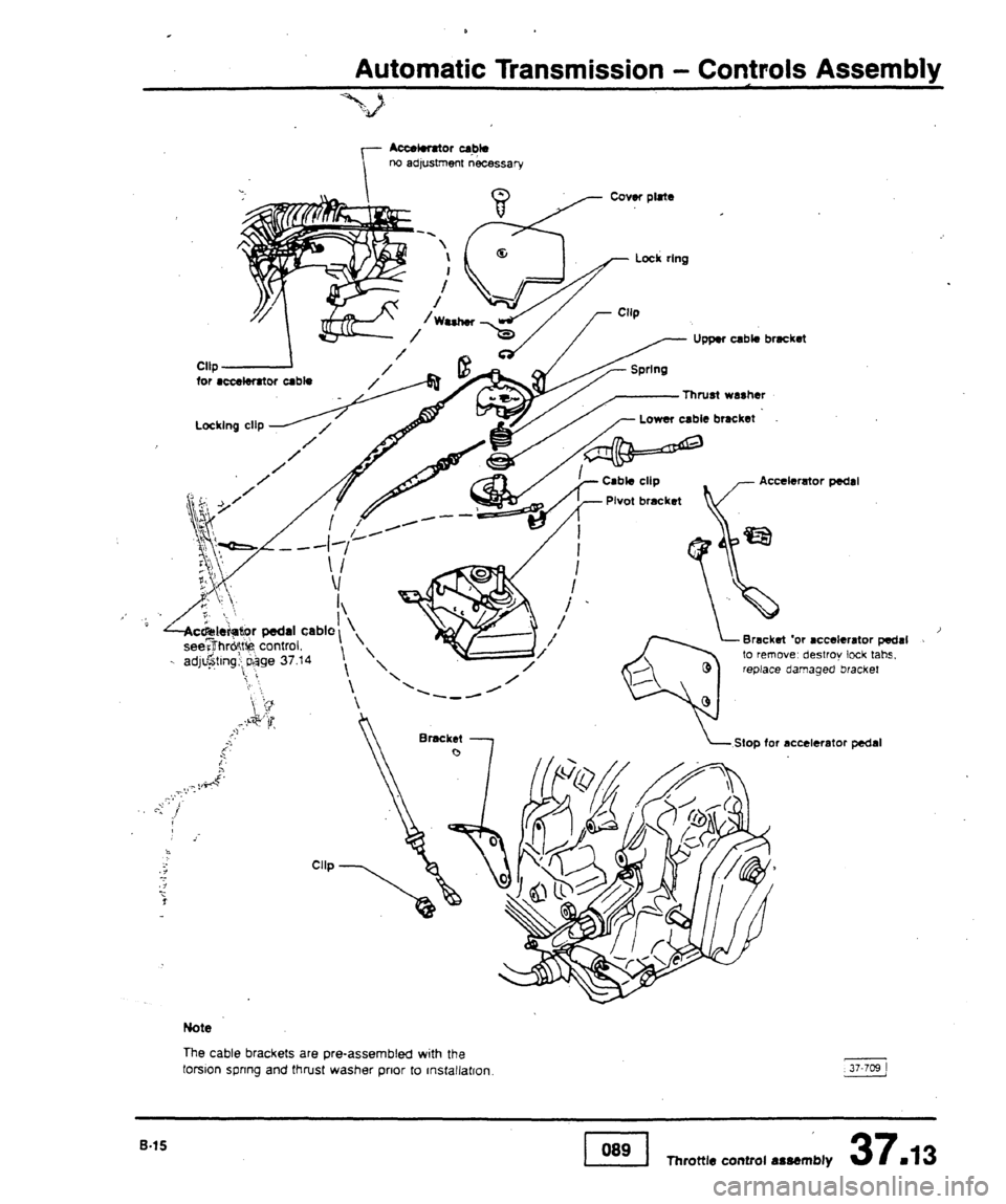 AUDI 80 90 COUPE 1988  Service Repair Manual 