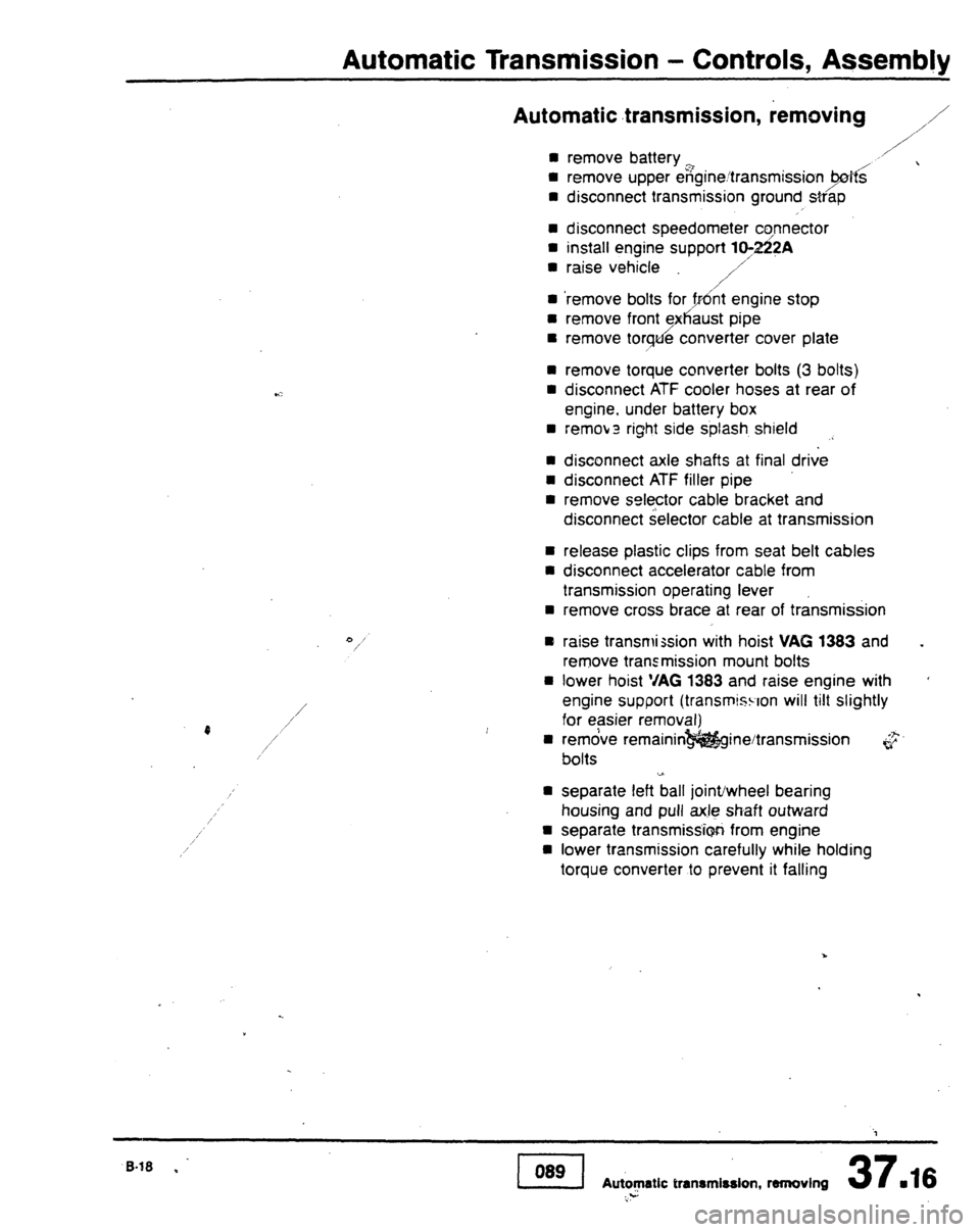 AUDI 80 90 COUPE 1988  Service Repair Manual 