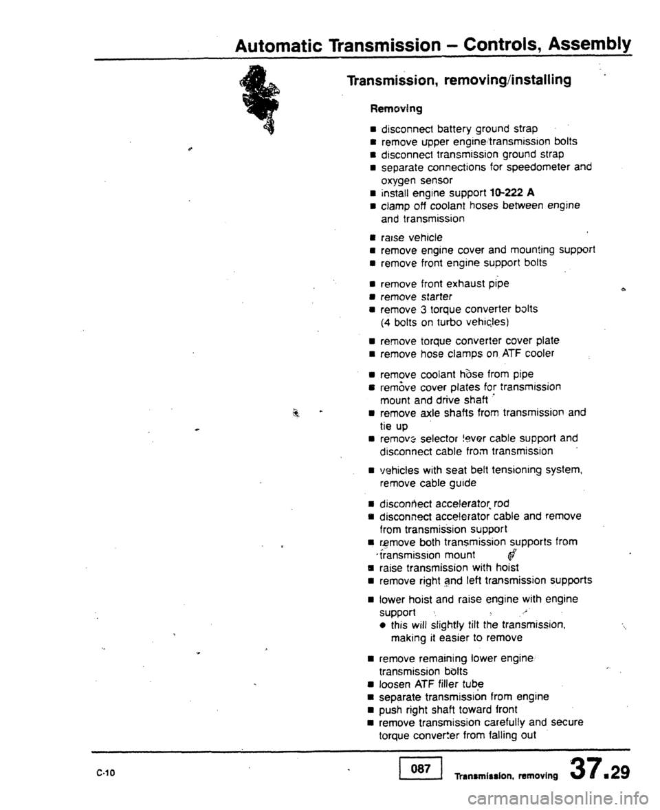 AUDI 80 90 COUPE 1988  Service Repair Manual 