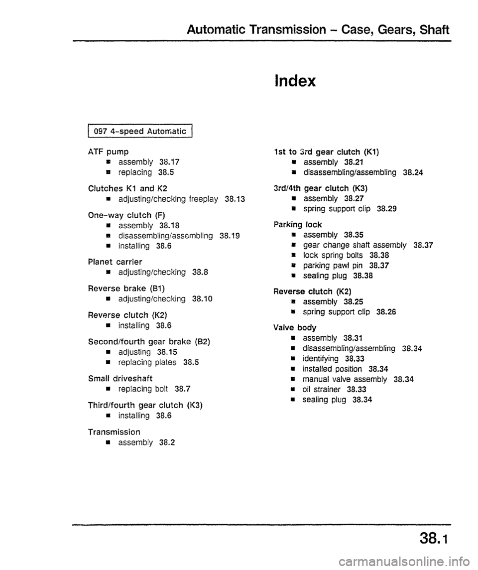 AUDI 80 90 COUPE 1988  Service Repair Manual 