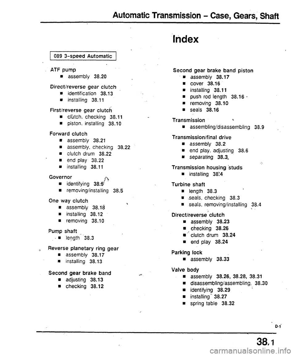 AUDI 80 90 COUPE 1988  Service Repair Manual 