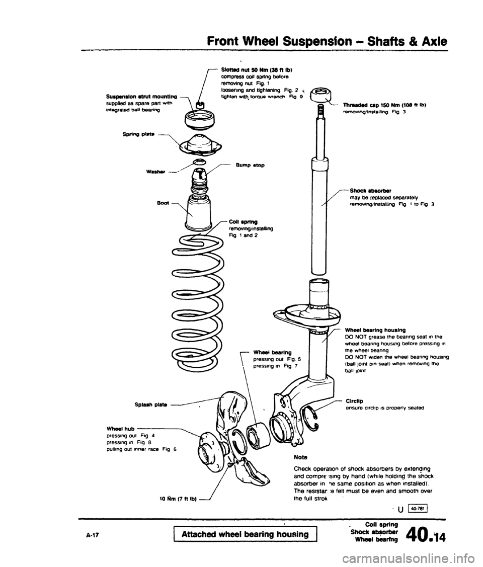 AUDI 80 90 COUPE 1988  Service Repair Manual 