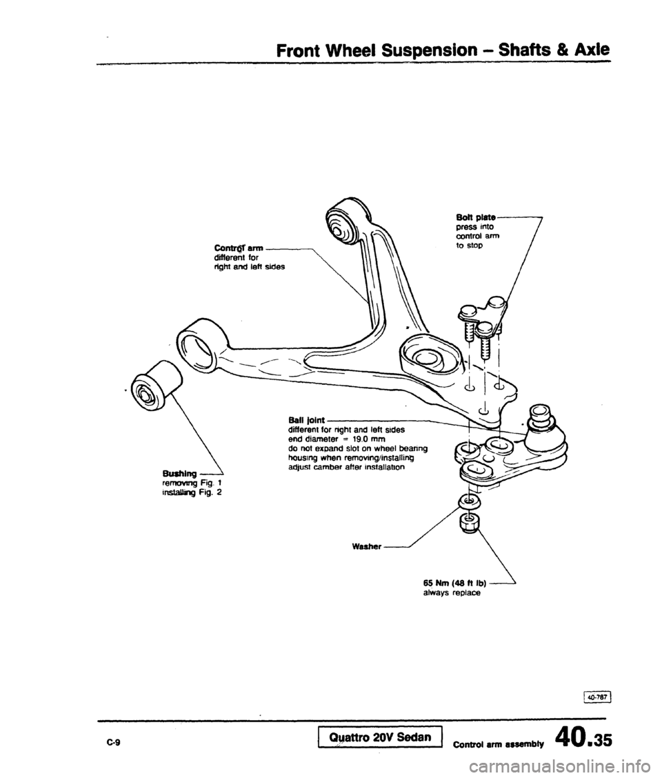 AUDI 80 90 COUPE 1988  Service Repair Manual 