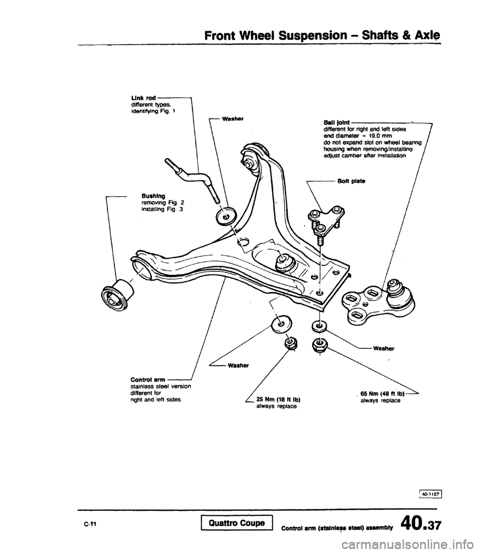 AUDI 80 90 COUPE 1988  Service Repair Manual 