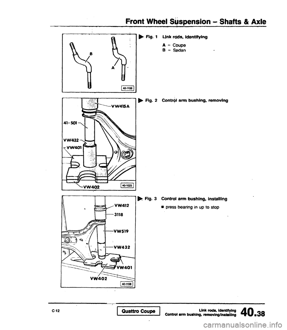 AUDI 80 90 COUPE 1988  Service Repair Manual 