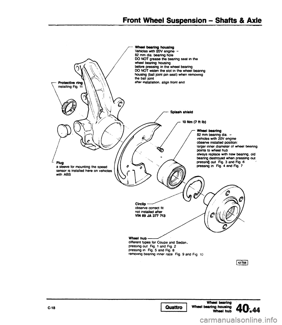 AUDI 80 90 COUPE 1988  Service Repair Manual 
