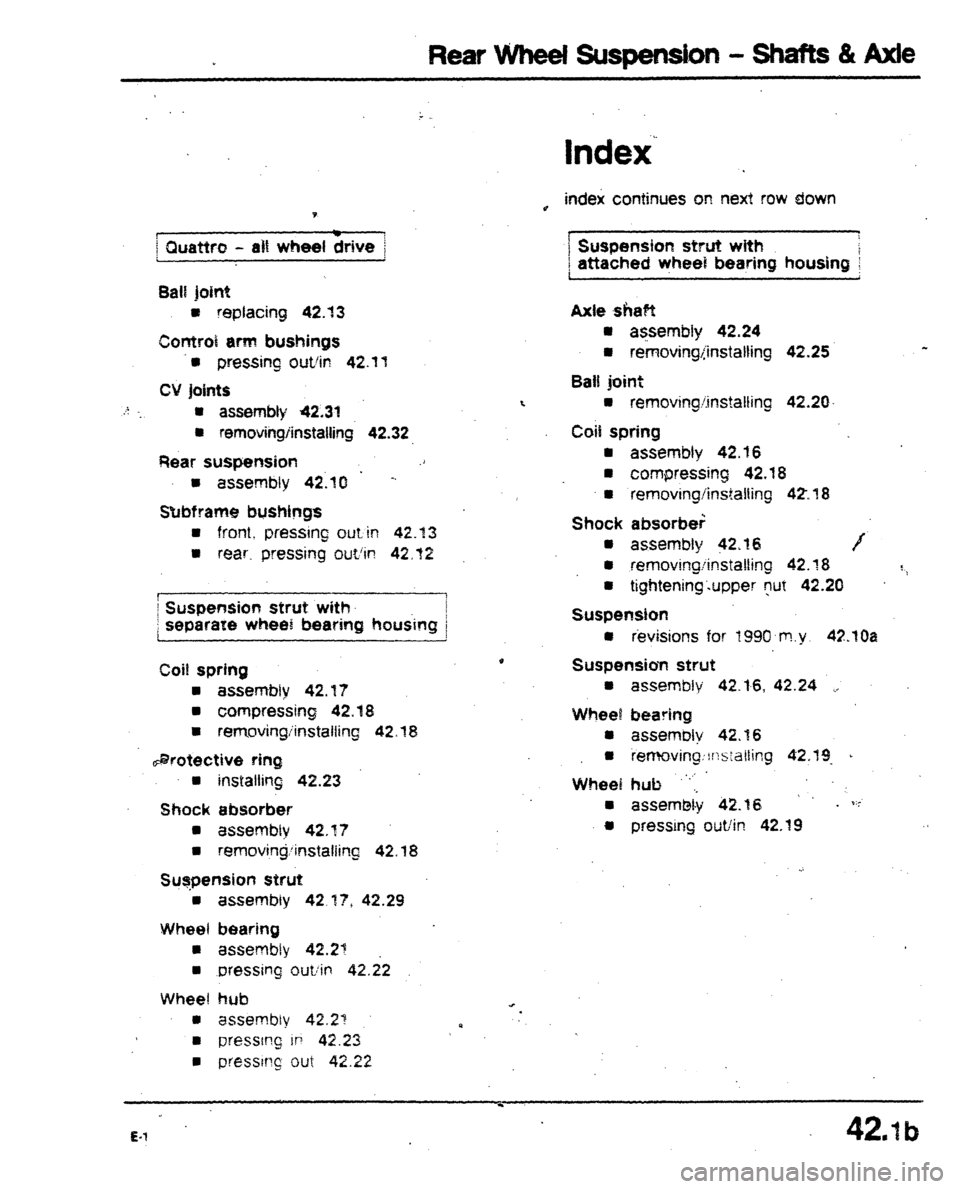 AUDI 80 90 COUPE 1988  Service Repair Manual 
