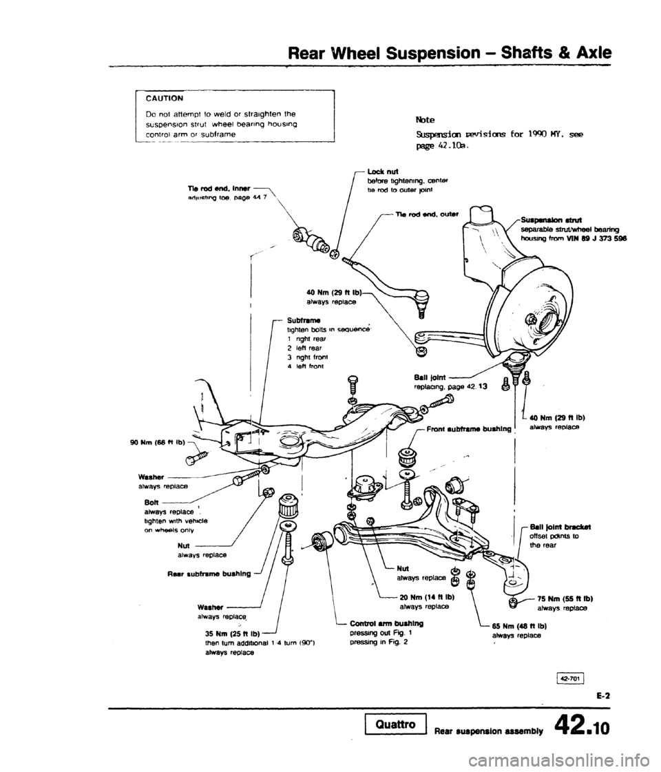 AUDI 80 90 COUPE 1988  Service Repair Manual 
