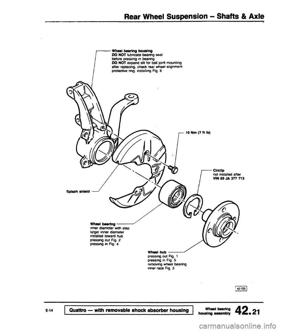 AUDI 80 90 COUPE 1988  Service Repair Manual 