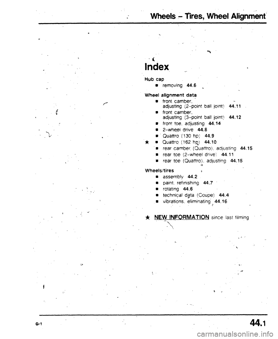 AUDI 80 90 COUPE 1988  Service Repair Manual 