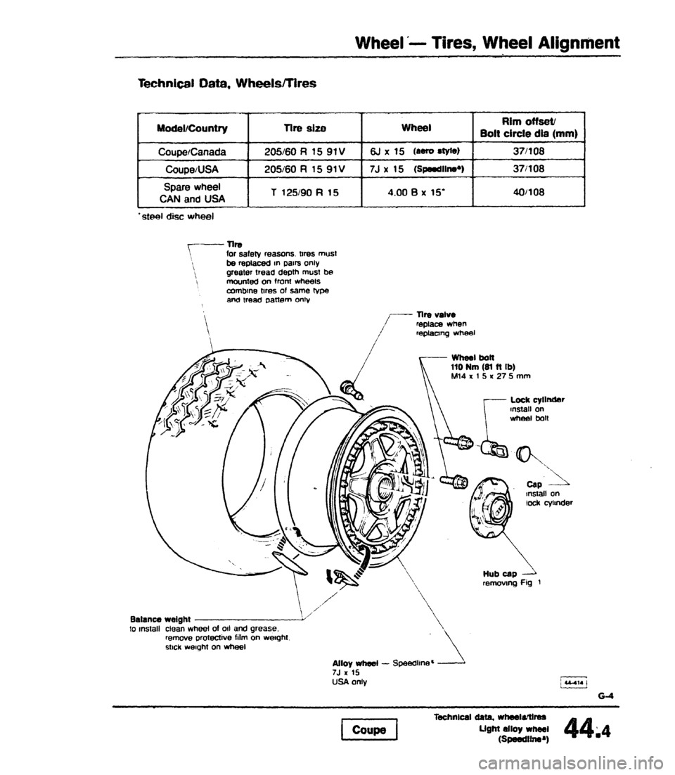 AUDI 80 90 COUPE 1988  Service Repair Manual 