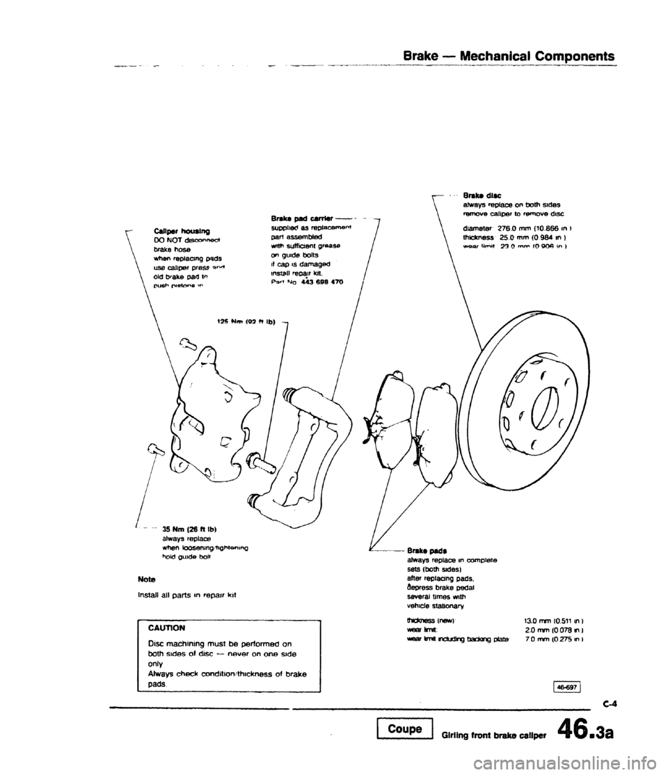 AUDI 80 90 COUPE 1988  Service Repair Manual 