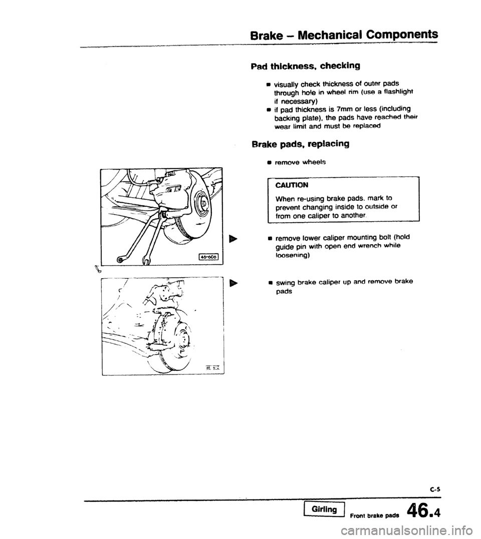 AUDI 80 90 COUPE 1988  Service Repair Manual 