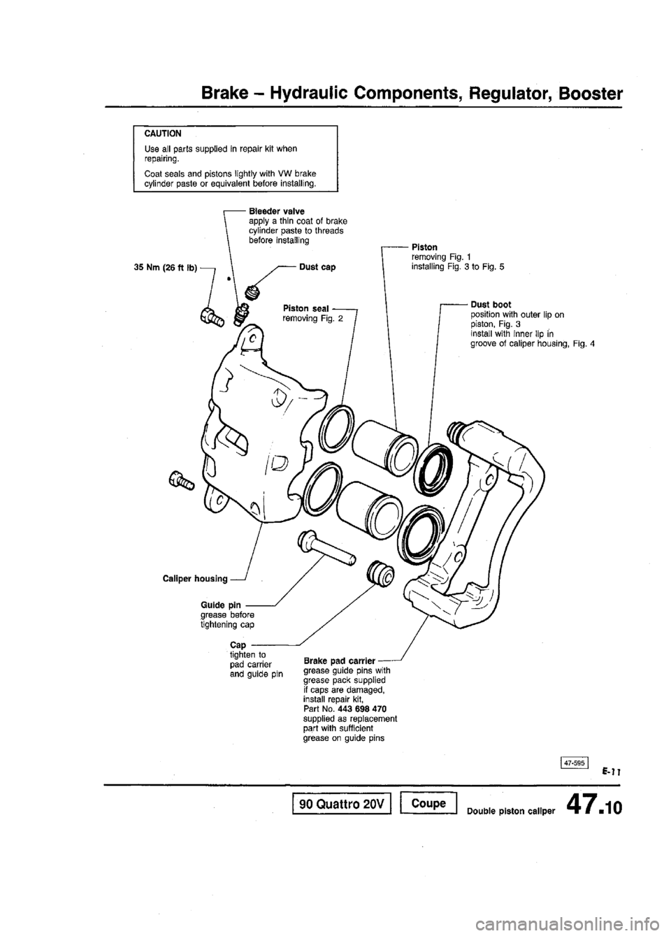 AUDI 80 90 COUPE 1988  Service Repair Manual 
