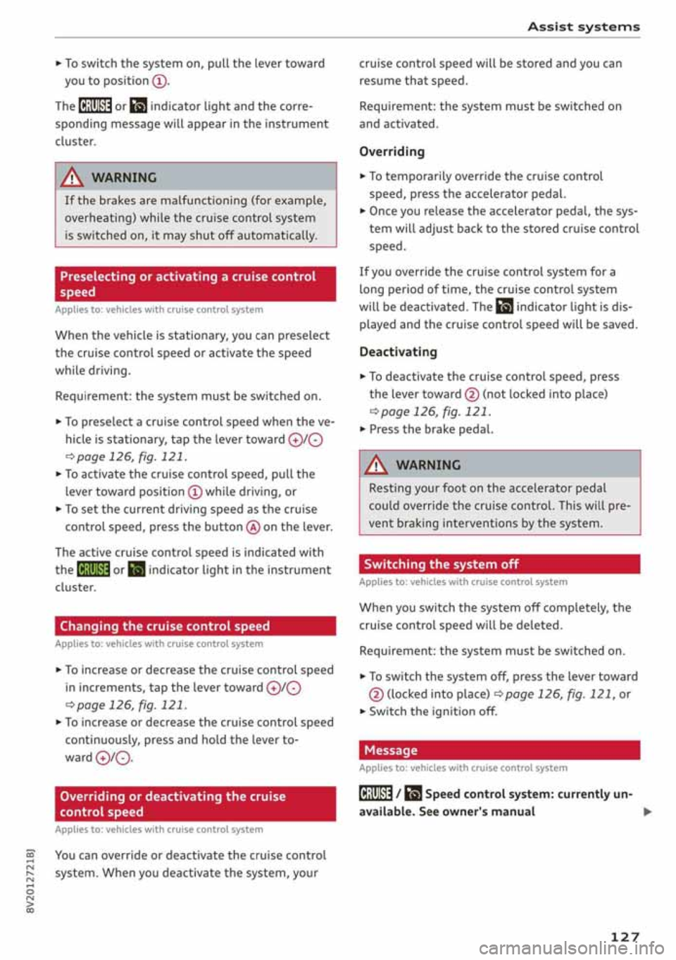 AUDI A3 SEDAN 2019  Owners Manual 