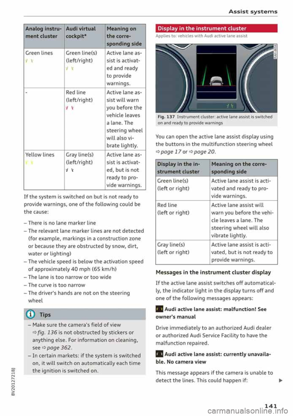 AUDI A3 SEDAN 2019  Owners Manual 